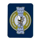 US Navy Seabee Magneet (Verticaal)