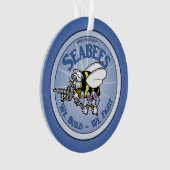 US Navy Seabee Ornament (voorkant)