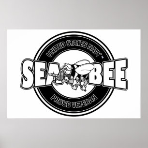 US Navy Seabee Poster