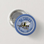 US Navy Seabee Ronde Button 3,2 Cm (Voorkant /achterkant)