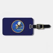 US Navy Seabees Logo Bagagelabel (Voorkant horizontaal)
