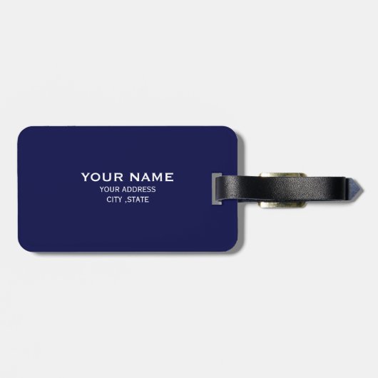 US Navy Seabees Logo Bagagelabel (Achterkant horizontaal)