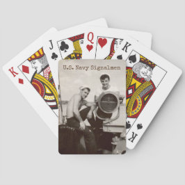 US Navy Signalmen,  US Navy die kaarten speelt
