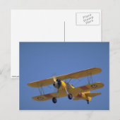 US Navy versie, Stearman N3N3 Briefkaart (Voorkant / Achterkant)