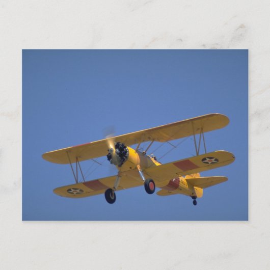 US Navy versie, Stearman N3N3 Briefkaart (Voorkant)