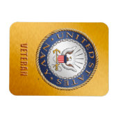 US Navy Veteran Flexibele fotomagneet Magneet (Horizontaal)