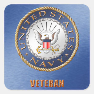 US Navy Veteran Sticker
