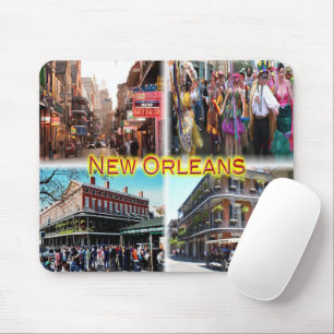 US New Orleans - Bourbon Street - Mardi Gras - Muismat