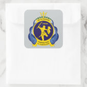 US Orion AS-8 pax per Tridentem Vierkante Sticker (Tas)