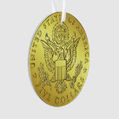 US-Ornament VAN MUNTSTOF Ornament (voorkant)