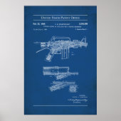 US Patent - Colt automatische geweer Poster (Voorkant)