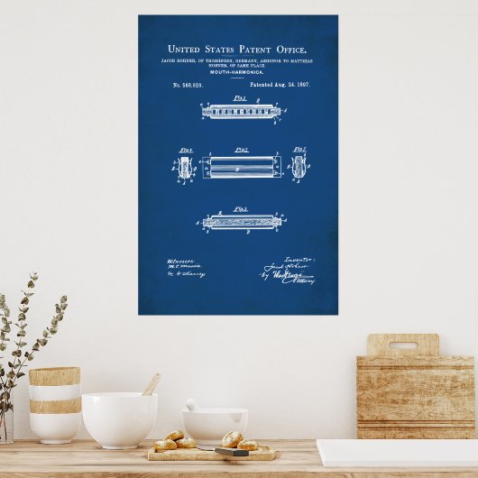US Patent - Harmonica Poster (Keuken)