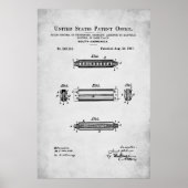 US Patent - Harmonica Poster (Voorkant)