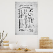 US Patent - Klarinet Poster (Keuken)
