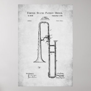 US Patent - Trombone Poster