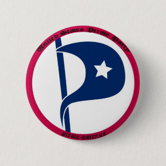 US Pirate Party Ronde Button 5,7 Cm