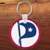 US Pirate Party Sleutelhanger (Voorkant)