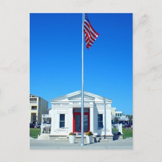 US Post Kantoor - Seaside, Florida Briefkaart (Voorkant)