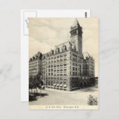 US Post Kantoor Washington DC 1907 Briefkaart (Voorkant / Achterkant)