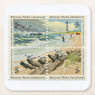 US Postage Stamp Onderzetter Set