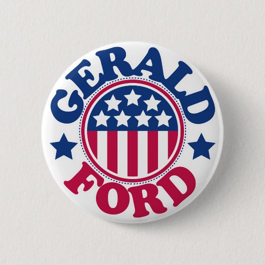 US President Gerald Ford Ronde Button 5,7 Cm (Voorkant)