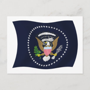 US Presidential Seal Flag Briefkaart