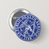 US Public Health Service Ronde Button 5,7 Cm (Voorkant /achterkant)