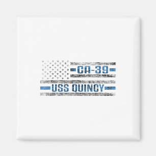 US Quincy World War Cruiser CA-39 Amerikaanse lege Magneet