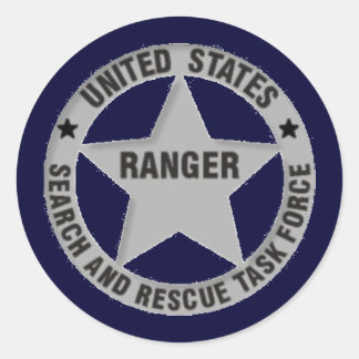US Ranger Search & Rescue Task Force Ronde Sticker