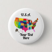 US Round Button (Voorkant)