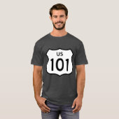 US Route 101 Sticker T-shirt (Voorkant volledig)