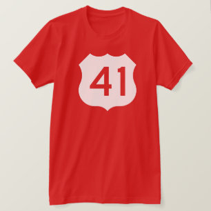 US Route 41 Sign T-shirt