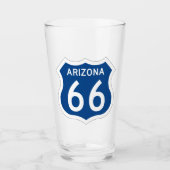US Route 66 Arizona pinte verre (Devant)