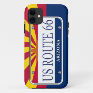 US ROUTE 66 Arizona Vanity Bord iPhone 11 Hoesje