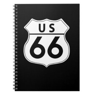 US Route 66 Klassiek Foto Notitieboek