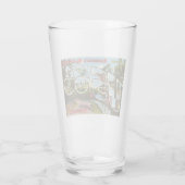 US Route 66 Pint Drink glas (Achterkant)