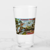 US Route 66 Pint Drink glas (Voorkant)