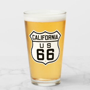 US Route 66 Pint Drink glas