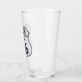 US Route 66 Pint Drink glas (Links)