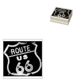 US route 66 rubber stempel (Gestempeld)