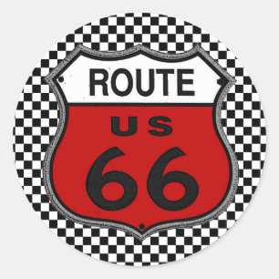 US Route 66 Stickers