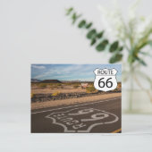 US Route 66 Travel Briefkaart (Staand voorkant)