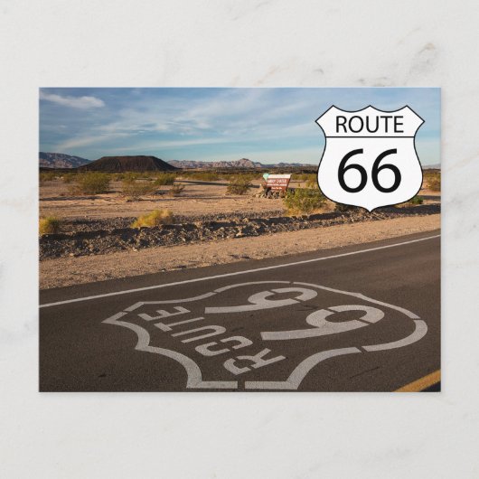 US Route 66 Travel Briefkaart (Voorkant)