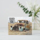 US Route 66 Travel Briefkaart (Staand voorkant)