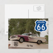 US Route 66 Travel Briefkaart (Voorkant / Achterkant)