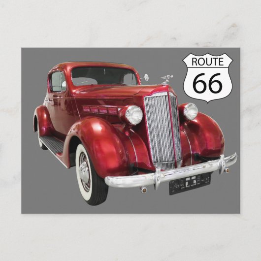 US Route 66 Travel Briefkaart (Voorkant)