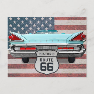 US Route 66 Travel Postcard Briefkaart