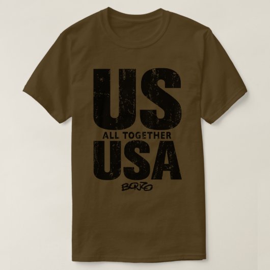 US Samen T-shirt (Design voorkant)