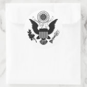 US Seal Ronde Sticker (Tas)