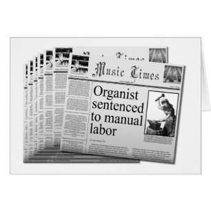 (US sp.) Carte vierge amusante pour les organisate